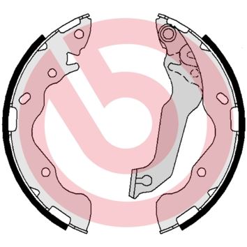 BREMBO S30536 Fren Pabucu Kia Carens I Mpv Fc. Fj 09/98-05/07 / Kia Cerato I Hatchback Ld 03/04-12/10 / Kia Ce Rato I Saloon Ld 04/04-12/11