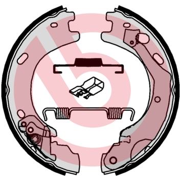 BREMBO S44510 Fren Pabucu Land Rover Discovery Iii L319 07/04-09/09 / Land Rover Discovery Iv L319 09/09-12/18 / Land Rover Range Rover Sport I L320 02/05-03/13