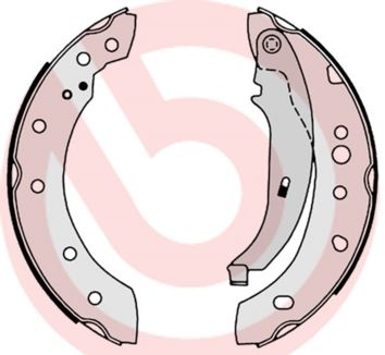 BREMBO S61527 Fren Pabucu Peugeot 206 Cc 2d 09/00-12/08 / Peugeot 206 Hatchback 2a/C 08/98-12/12 / Peugeot 206 Saloon 03/07-> / Peugeot 206 Sw 2e/K 07/02-> / Peugeot 206 2l . 2m 01/09-08/13
