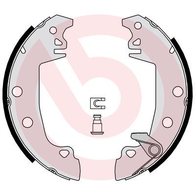 BREMBO S61537 Fren Pabucu Citroen C15 Box Body/Mpv Vd 10/84-10/06 / Citroen C15 Estate 04/87-08/00 / Dacia Sole Nza B41 02/03->