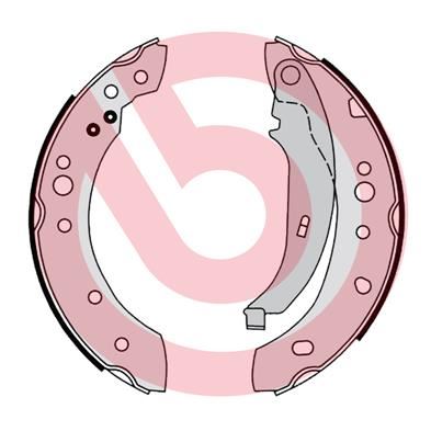 BREMBO S68547 Fren Pabucu Renault Clio Ii Bb . Cb 03/98-12/16 / Renault Clio Iii Br0/1. Cr0/1 01/05-12/14 / R Enault Thalia I Lb 02/98-> / Renault Twingo Ii Cn0 03/07-> / Renault Twingo Ii Hatchback Van