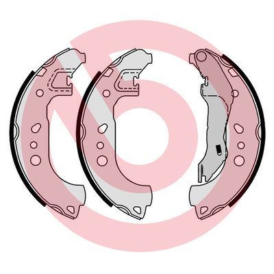 BREMBO S85543 Fren Pabucu Seat Toledo Iv Kg3 07/12-04/19 / Skoda Rapid Nh3. Nk3. Nk6 07/12-03/22 / Skoda Rapid Spaceback Nh1 07/12-12/19 / Skoda Roomster 5j7 03/06-05/15 / Skoda Roomster Praktik 5j 03/07-