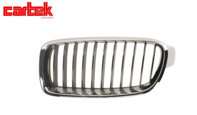 CARTEK TPBMWSM161 Panjur Sol Krom Siyah Basis Bmw F30 12>18