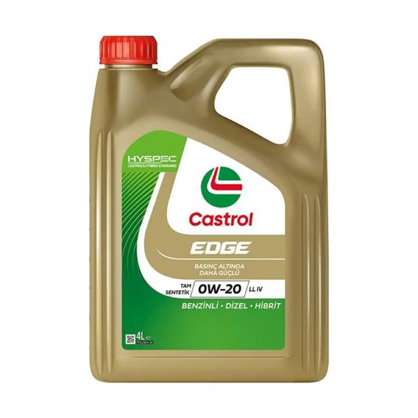 CASTROL 15FD90 Motor Yaği Edge 0w-20 Ll Iv 4x4l Tu