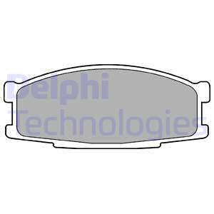 DELPHI LP981 Fren Balatasi Ön Mitsubishi Canter 07/1986> 12/2000