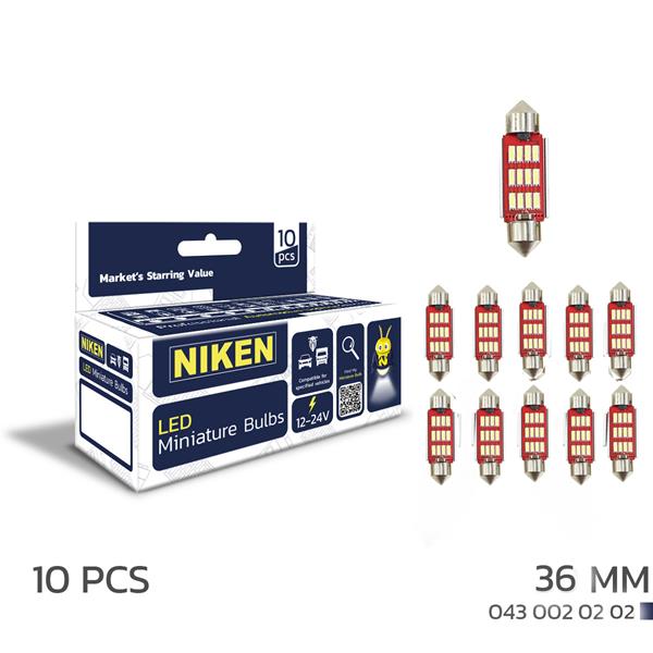 NIKEN 430020202 Led Ampul Sofitcanbusled36mm 10lu