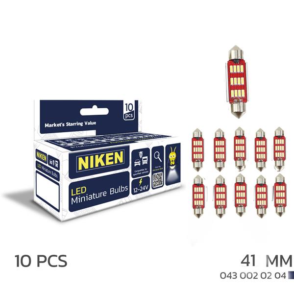 NIKEN 430020204 Led Ampul Sofitcanbusled41mm 10lu