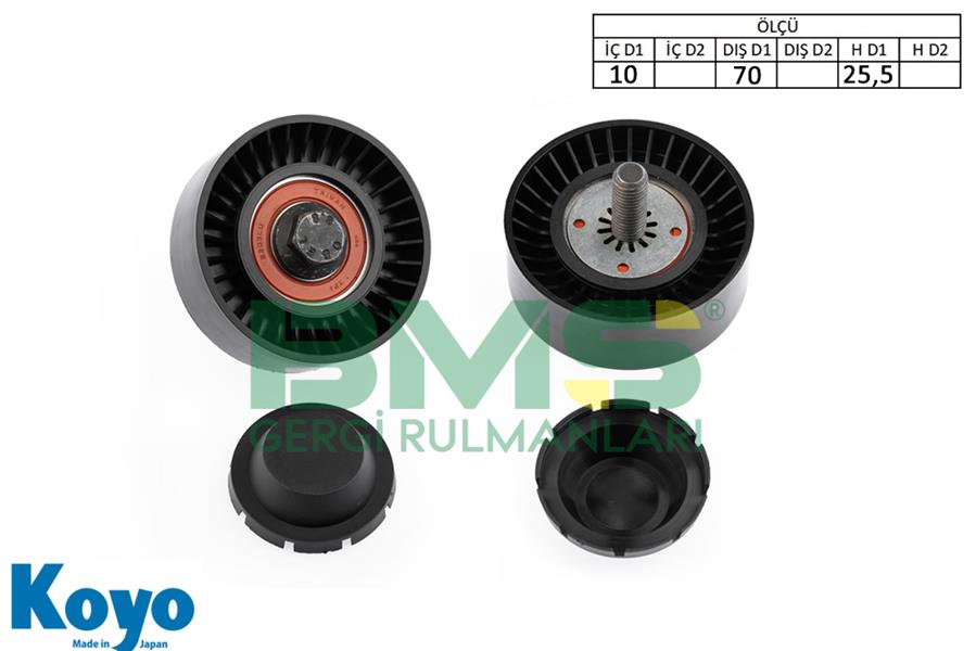 BMS 516 Alternatör Gergi Rulmani Peugeot P4007-Citroen C4 Aircross-Mitsubishi Outlander-Lancer Ii 2.0-2.4