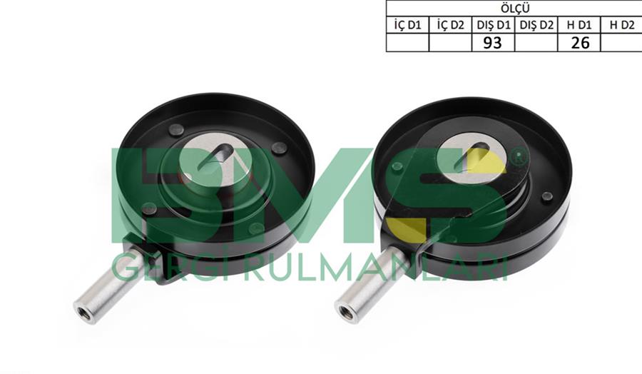 BMS 612 Alternatör Gergi Rulmani Kütüklü Jumper-Boxer 2.5d-2.5td 94-02