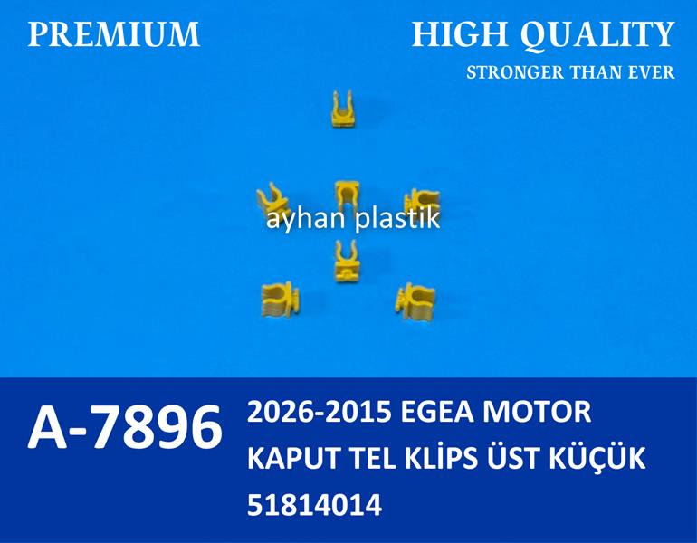 AYHAN A7896 Motor Kaput Cubuk Klipsi Fiat Egea 15>