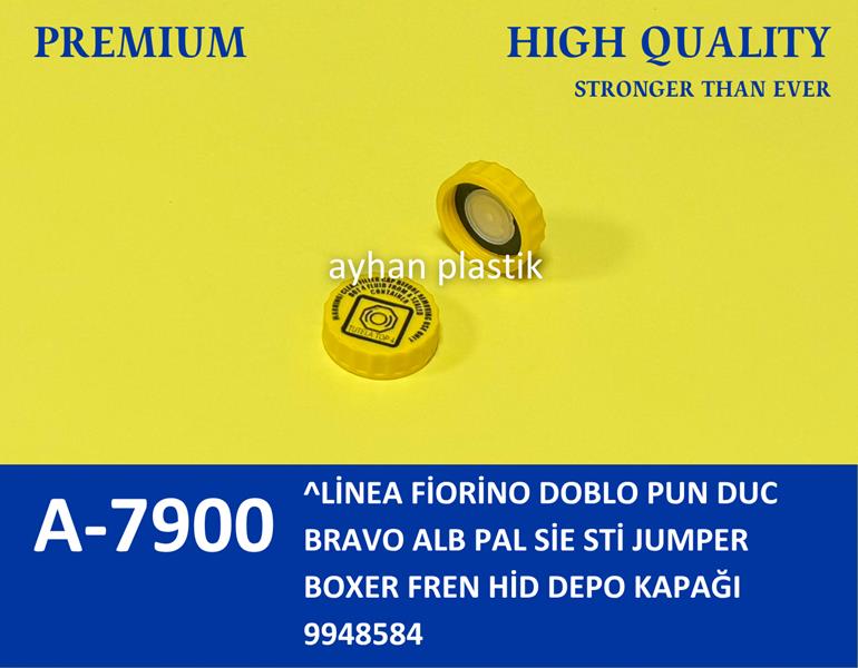 AYHAN A7900 Fren Hidrolik Depo Kapaği Egea Linea Doblo Iii Fiorino 500l Ducato Boxer Jumper