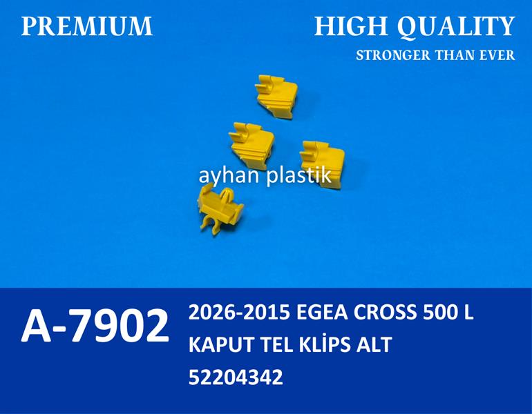 AYHAN A7902 Kaput Tel Tutucu Alt Fiat Egea 16> Egea Cros 21> 500 L 22> Y.M