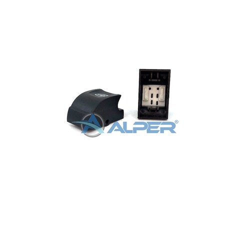 ALPER 672091 Anahtar Düğmesi Tuşu Delikli Kenar