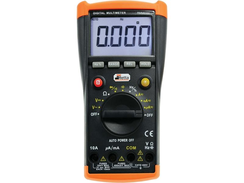 RETTA RMM6000 Ac Dc Dijital Multimetre Aydinlatmali