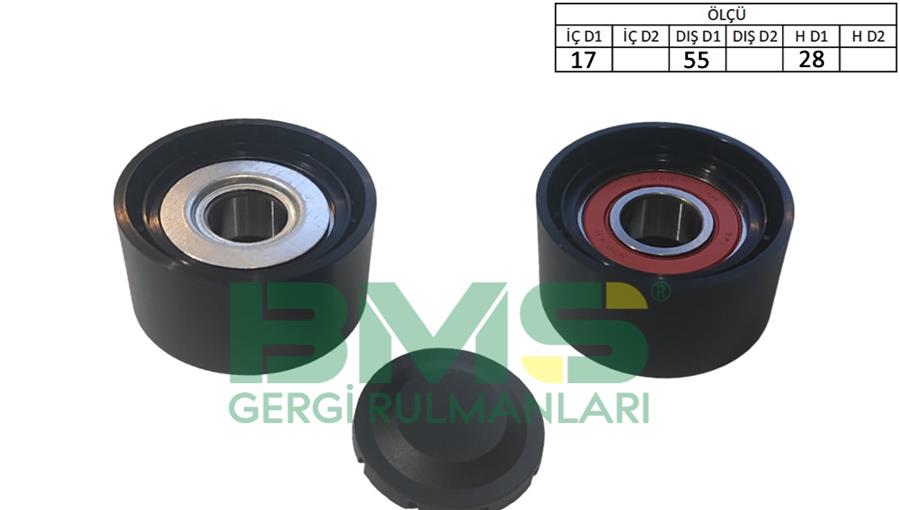 BMS 772 V Kayisi Avare Kasnagi Rulmani A4 16> A6 13>18 A7 15>18 Amarok Touareg 3.0 Tdi 4motion 16>
