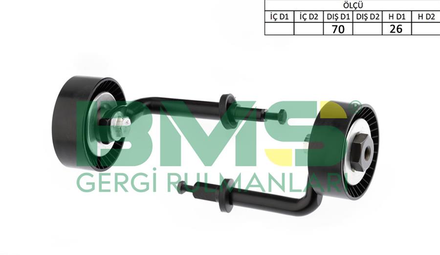 BMS 570 Alternator Gergi Rulmani Bmw M47n M57n E46 E60 E64 E65 E90 E92 E83 E53