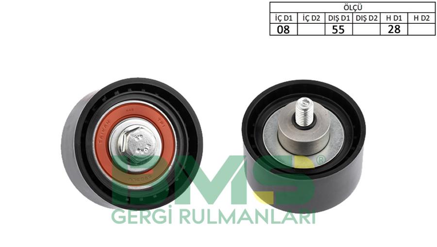 BMS 520 Kayis Gergi Rulmani Bmw N47 N57 E87 E90 F10 E83 E84 E70 E71 F07 F16