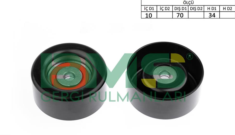 BMS 502 Alternatör Gergi Rulmani Toyota Camry 3.5l 2gr-Fe Gsv40 07-> / Land Cruiser 4.0l 1gr-Fe V6 Grj150 0 9-> / Lexus Rx 350 3.5l 2gr-Fxe 2gr-Ge Ggl15 09->