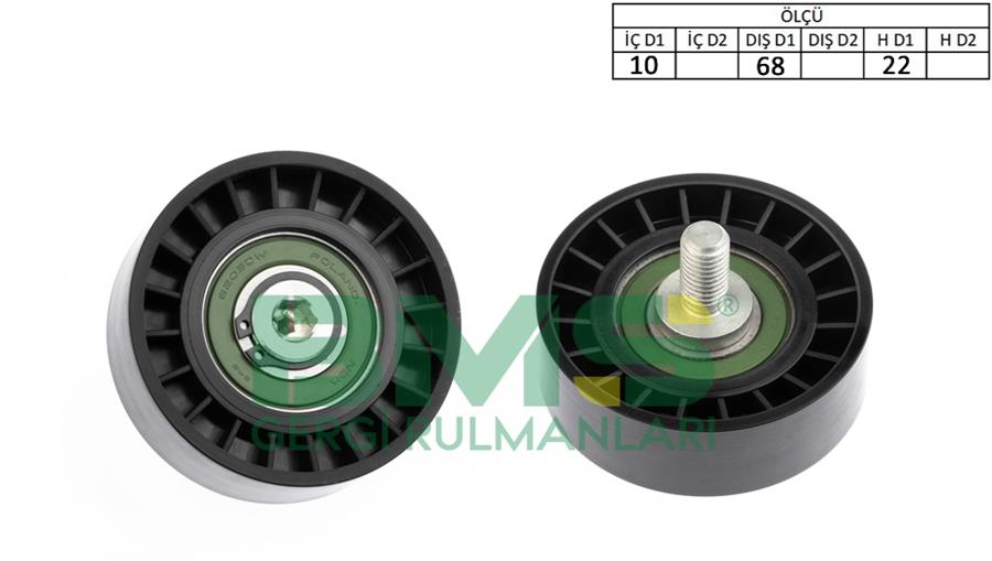 BMS 488 Alternatör Gergi Rulmani Clio I 1.2-1.4 90-98 - Dacia Solenzo