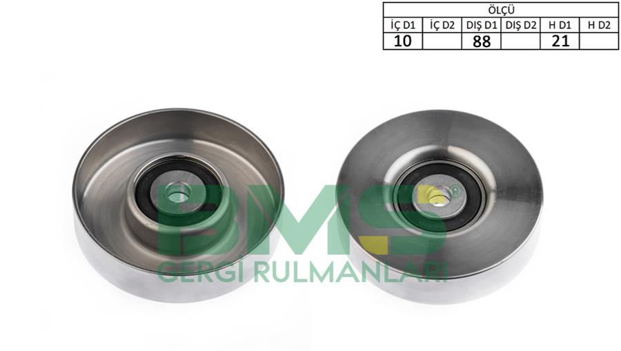 BMS 461 Alternatör Gergi Rulmani Daihatsu Terios 1.3l K3-Ve J102 01-05 / Sirion 1.3l K3-Ve M301 05-> 10x88x