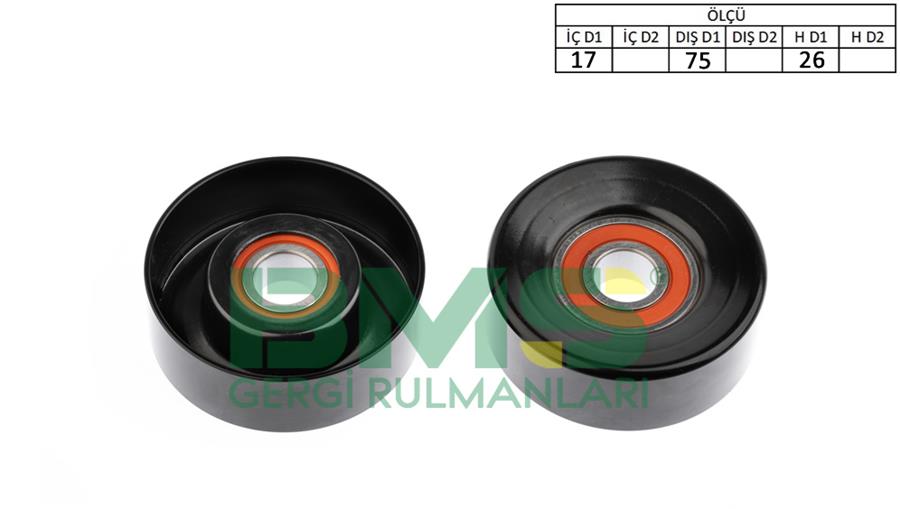 BMS 444 V Kayis Gergi Rulmani Kütüksüz P207-P308-P3008-P508-P5008-Partner-Berlingo-C3-C4-C5-Ds3-Ds4-Ds5 1. 6 Thp Vti Bmw F20 F30 Mini R55 R56 R57 R60