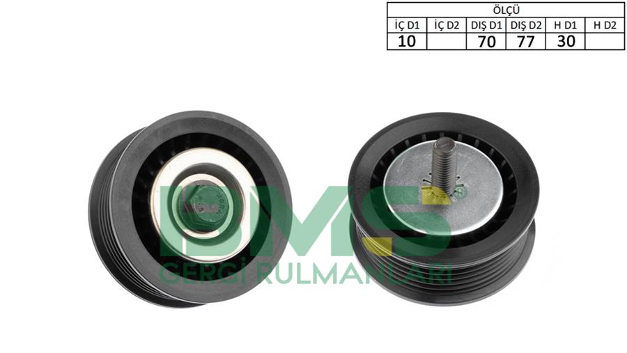 BMS 430 Alternatör Gergi Avara Bilyasi Insignia A 08>17 Astra J-Zafira C 09>15 2.0 Cdti A20dtl-Dtr-Dth-Dtj