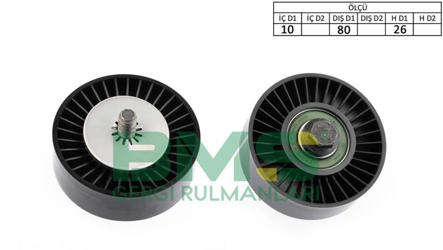 BMS 419 Kayis Gergi Rulmani Bmw N51 N52 N53 E81 E82 E87 E88 E90 E91 E92 E93 E60 E61 E63 E64 E65 E66 E84 E83 E70