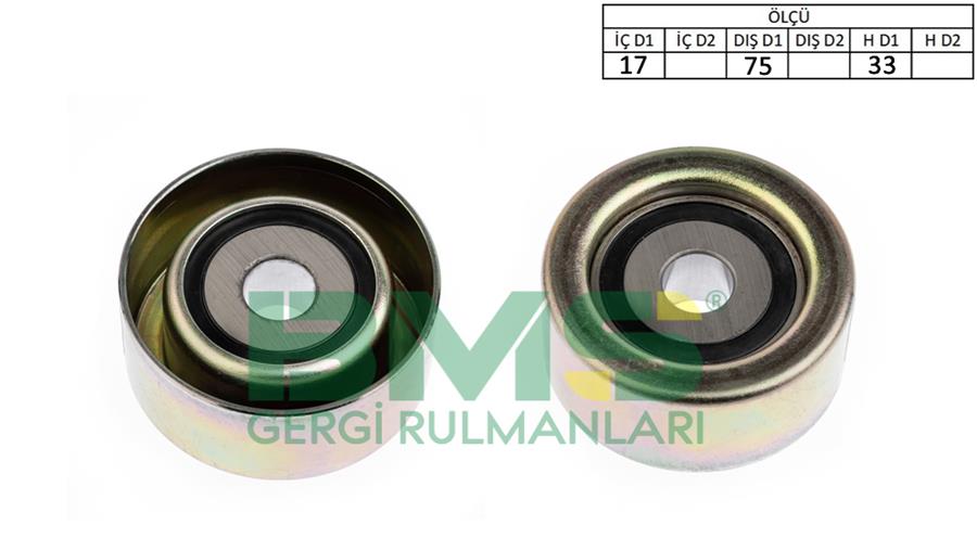 BMS 408 Alternatör Gergi Rulmani Toyota Landcruiser 3.0 D-4d 02 > 10 >