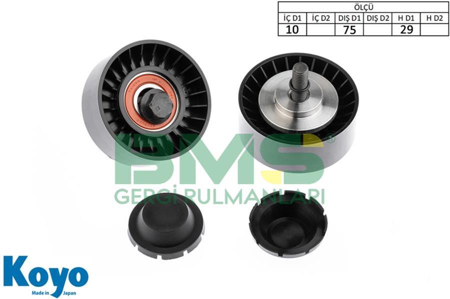 BMS 400 Alternatör Gergi Rulmani Audi 3.2-4.2-S6-Rs6-S8-A6-A8-Volkswagen Phaeton 3d