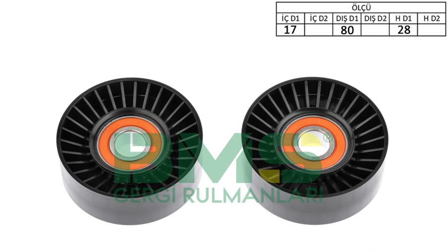 BMS 340 V Kayis Gergi Rulmani Bmw E39 E53 M62