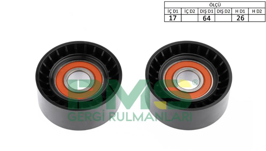 BMS 144 Kayis Gergi Rulmani Bmw N47 M47 M57 E87 E90 E91 E92 E93