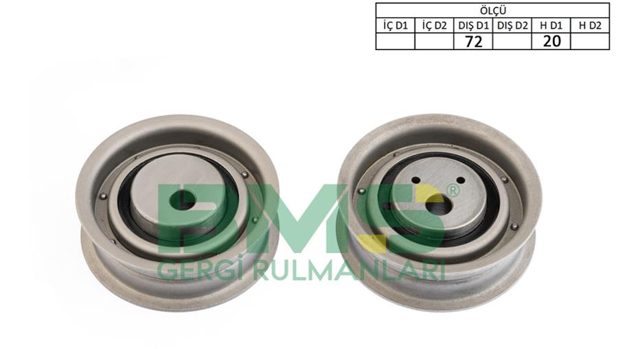 BMS 063 Eksantrik Gergi Rulmani Polo Classic-Golf1/2/3-A80 1.6 Benzinli Aft