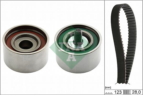 INA-530050210 Triger Seti  Kutuksuz  (123-280)-(Hyundai  Accent 03/06  1.5 Crdi Admire Dizel /Getz 03/ )