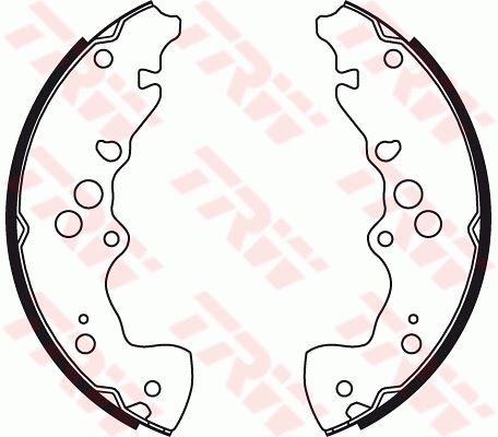 TRW GS8773 Arka Pabuç Balata Grand Vitara 2.7 01-7.03 Grand Vitara Jt 2.0hdi 01-05 254x57