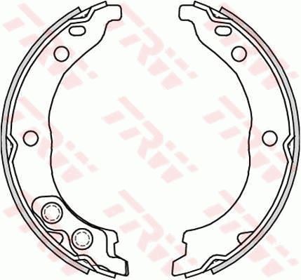TRW GS8715 El Fren Pabuç Balata Boxer-2.0-2.0hdi-2.2hdi-2.8d 2.8hdi 98 02 >Jumper98 02 >Ducato 98 02 > 172x42
