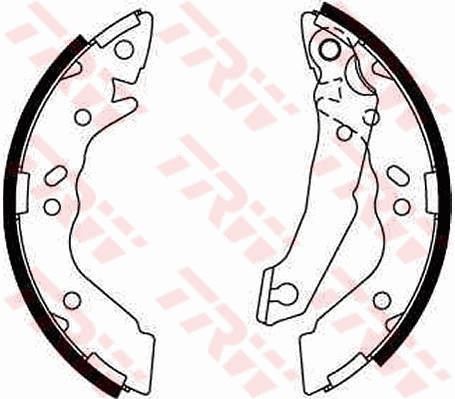 TRW GS8658 Arka Pabuç Balata Hyundai Accent 1.3 1.5i 94-00 180x32