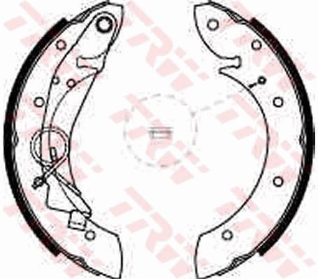 TRW GS8635 Arka Fren Balatasi Pabuç Peugeot Partner 96>15 P405 87>97 Citroen Berlingo 96>15 Xsara 99>11 228x 42