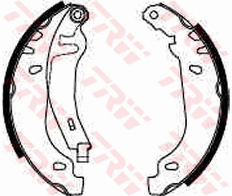 TRW GS8531 Arka Pabuç Balata Xsara 1.5d 1.6 1.8 D 1.9d 97-00 Zx 91-97 306 1.4 1.6 1.8 2.0 93-01 180x31