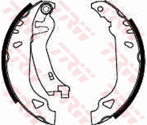 TRW GS8269 Arka Pabuç Balata Tmpr 1.4 1.6 90-96 Tipo 1.4 1.6 1.9 89-95 Punto 1.2 1.6 1.7d 94-99 180x32