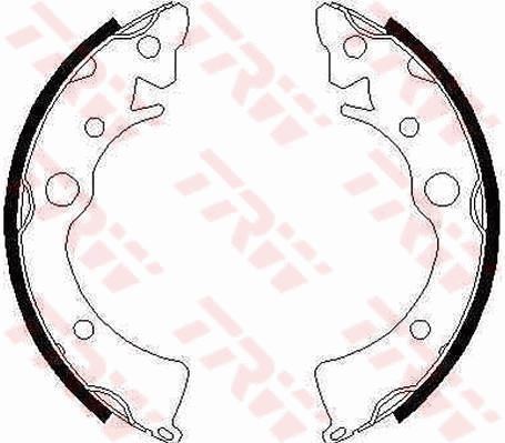 TRW GS6210 Arka Pabuç Balata Honda Civic Iv 1.3-1.5 İ-1.6 İ Abs Siz 91-95 -Civic V Ejx 1.6 Vti 96-00