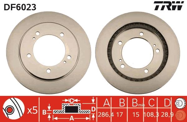 BCH 0986479486 Fren Diski Ön . Grand Vitara (Ft) : Vitara (Td) 2.5 V6 96-98