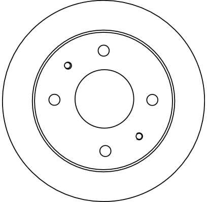 TRW DF4132 Ön Fren Diski Dolu Tip Hyundai Atos 1.0l G4hc 98-03 230 Çap X 4 Bijon - Takım Disk Fiyatıdır