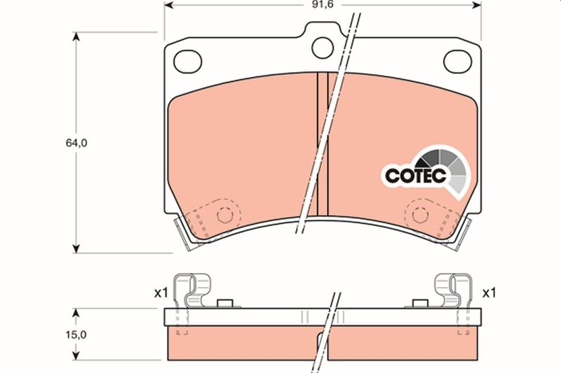 WDB135 Fren Balata On Ikazli Mazda 323 Iii (Bf) 1.4 1985-1991 / 1.6 1985-1991/ 323 Iv (Bg) 1.6i 1989-1994/ 323 V (Ba) 1.3i 16v 1994-1998/ 323 V (Ba) 1.5i 16v 1994-1998