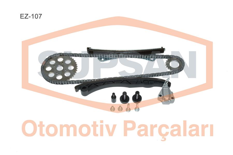 SUS-EZ-101 Zincir Seti ( Fiat Egea 500 Doblo Fiorino Linea Idea Panda Punto Albea Opel Astra H-J Combo Corsa D 1.3 Cdti Alfa Romeo Mito 1.3 Jtd )