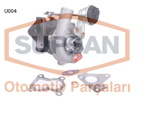 SUPSAN U004 Turbo Komple Clio Ii 01>Symbol 01>Kangoo 02>Megane Ii 03> Scenic Ii 03> Almera-Micra 03> 1.5dci K9k 80 Bg
