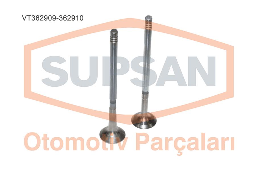 SUPSAN VT362909-362910 Subap Emme Egzoz Euro5 Doblo-Palio-Albea-Punto-Astra J-Corsa D-E-Meriva-Combo 1.3 Dmtj-Cdti Z13cdti In-8/Ex-8 20032-19 / 20033-19