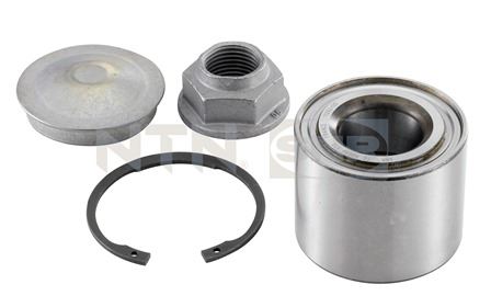 SNR R155.113 Arka Teker Rulmani Kit Renault Captur I 13> Clio Iv 12> Kangoo 10> Zoe 12> Express 21> Symbol Iii 14> Dacia Duster 10> Dokker 12> Logan Ii 12> Sandero Ii 12> 62x30x48