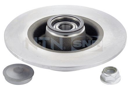 SNR KF155.77U Arka Fren Aynasi Renault Megane Ii 02> Modus 04> Clio Iii 05> 240x82.5x4delik Rulmanli Abs Sensörlü
