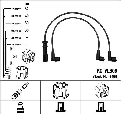 NGK-8469 Atesleme Kablosu Honda Accord Iv 90-93