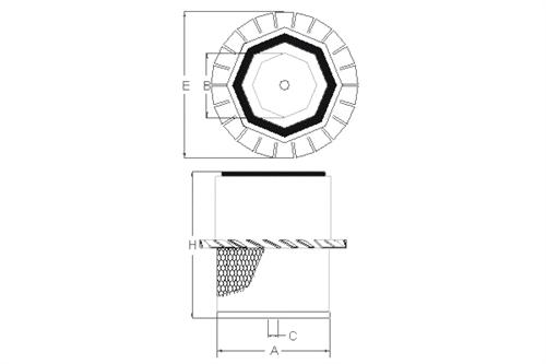 SARDES SA2218 Hava Filtresi Bmc Hp494k Ch1234k